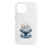 Wild & Ocean Free Whale Moon Coastal Nautical Case for iPhone 14