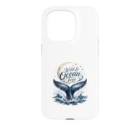 Wild & Ocean Free Whale Moon Coastal Nautical Case for iPhone 15 Pro