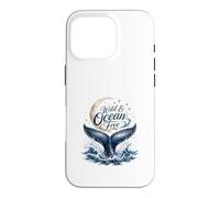 Wild & Ocean Free Whale Moon Coastal Nautical Case for iPhone 16 Pro