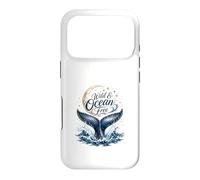 Wild & Ocean Free Whale Moon Coastal Nautical Case for iPhone 17 Pro