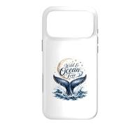 Wild & Ocean Free Whale Moon Coastal Nautical Case for iPhone 17 Pro Max