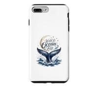 Wild & Ocean Free Whale Moon Coastal Nautical Case for iPhone 7 Plus/8 Plus