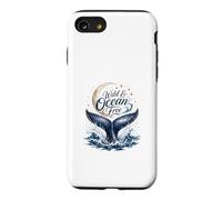 Wild & Ocean Free Whale Moon Coastal Nautical Case for iPhone SE (2020) / 7/8