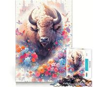 Wild One Jigsaw Puzzles for Teenagers 1000 Mental Fun Game Clean Seamless Connection Engaging Way to Pass Free Hours (50x75cm)