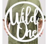 Wild One Wooden Sign for 1st Birthday Sign Boys or Girls Cutout Wooden Letters Wild One Home Decor Wall Display Photo Booth Props