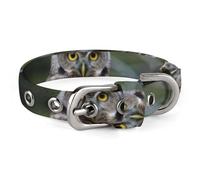 Wild Owl Birds Dog Collar, Soft Comfortable Pet Collar for Small & Medium Dogs, Adjustable Durable Cat Collars for Puppies
