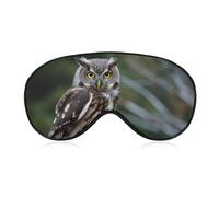 Wild Owl Birds Eye Mask for Women & Men, Breathable & Adjustable Eye Cover, Ultra Soft Sleep Mask, Lightweight Travel Blindfold for Airplane, Nap, Night Sleeping