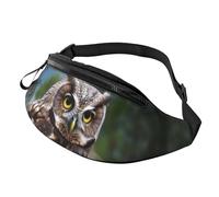 Wild Owl Birds Fanny Pack for Women Men Crossbody Bag Belt Bag Fashion Small Waist Pack Outdoor Bum Bag
