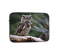 Wild Owl Birds Laptop Sleeve for Women Men, 17 Inch Waterproof Laptop Bag Lightweight Notebook Computer Cover Bag