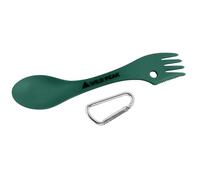 Wild Peak Plastic Spork - Lightweight & Strong All in one Spoon, Fork, Knife Cutlery with Optional Storage Bag ▲ (Army Green, Without Storage Bag)