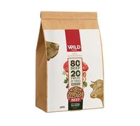 Wild Pet Food - Beef (6 kg) Dog Food Dry, Grain-Free and Raw 80:20 Cold Pressed, Low Fat, High Protein and Nutritionally Complete with Superfoods - Gastrointestinal Dog Food - Adult or Puppy
