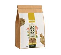Wild Pet Food - Chicken (6 kg) Dog Food Dry, Grain-Free and Raw 80:20 Cold Pressed, Low Fat, High Protein and Nutritionally Complete with Superfoods - Gastrointestinal Dog Food - Adult or Puppy