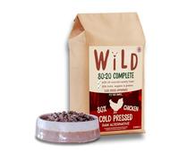 Wild Pet Food - Chicken Dog Food, 80:20 Cold-Pressed - Single Protein Raw Alternative - With Veggies, Fruits & Greens - Low Fat Dog Food - Natural Ingredients - UK Made, 2.5 kg