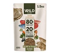 Wild Pet Food - Surf & Turf (1.5 kg) Dog Food Dry, Grain-Free and 80:20 Cold Pressed, Low Fat, High Protein and Nutritionally Complete with Superfoods - Gastrointestinal Dog Food - Adult or Puppy