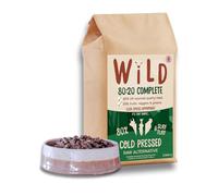 Wild Pet Food - Surf & Turf Dog Food, 80:20 Cold-Pressed - Beef, Chicken & Blue Whiting - With Veggies, Fruits & Superfoods - Low Fat Dog Food - Natural Ingredients - UK Made, 18 kg