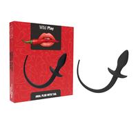 Wild Play - Anal Dildo with Tail (Black)