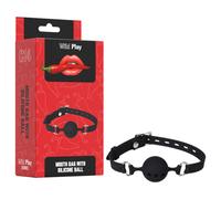 Wild Play - Silicone Mouth Gag (Black)