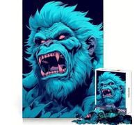 Wild Primate Snowman 1000 Pieces Jigsaw Puzzles for Teenagers Smart Exercise Leisure Activity Seamless Lock Birthday Gift (38x26cm)