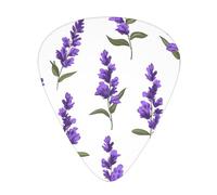 Wild Purple Flowers Guitar Picks Gift Set - Smooth Durable Plectrums For Acoustic, Electric & Bass Guitar, Perfect Present For Guitar Lovers & Musicians