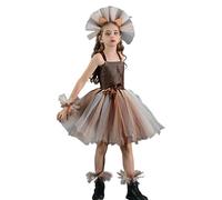 Wild Queen Dress - Animal Pageant Gown, Masquerade Party Outfit | Lion Costume Dress for Girls Stunning Look for Stage Plays, Halloween Events, Children's Day, and Birthday Celebrations with Fu