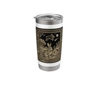 Wild Rabbit Constellation Tarot Card Gothic Celestial Stainless Steel Insulated Tumbler