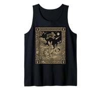 Wild Rabbit Constellation Tarot Card Gothic Celestial Tank Top