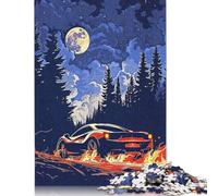 Wild Race In Forest Jigsaw Puzzles for Adults 500 Piece Family Gathering Puzzle DIY 500 Piece Puzzle Game 500pcs (52x38cm)