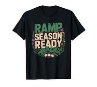 Wild Ramps Forager Harvesting Spring Ephemerals Woods Ramp T-Shirt
