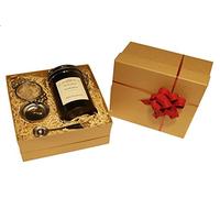 Wild Raspberry Tea Gift Set Green Loose Leaf Wrapped 100g in Caddy with Tea Strainer and Measuring Spoon by TeaCakes of Yorkshire