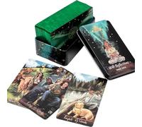 Wild Reflections Tarot Deck, Tarot Cards for Adults, Divination Tarot Deck All in English, Tarot Card Decks in a Tin Metal for Entertainment, Fortune Telling Game, For Beginners and Tarot Enthusiasts