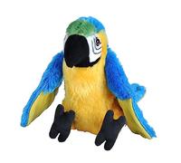 Wild Republic Macaw Parrot Plush Soft Toy, Cuddlekins Cuddly Toys, Gifts for Kids 20cm
