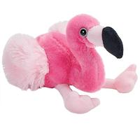 Wild Republic 16253, Flamingo Hug'ems Soft, Gifts for Kids, Cuddly Toy, 18 cm