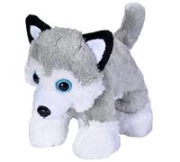 Wild Republic 18085 Husky, Hug'ems, Cuddly Soft Toy, Kids Gifts, 18 cm