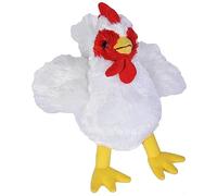 Wild Republic 18093, Chicken Hug'ems Soft, Gifts for Kids, Cuddly Toy 18cm, White