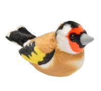 Wild Republic 19486 13-16 cm Goldfinch with Real Bird Calls Plush Toy