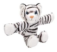 Wild Republic 19560 Huggers Soft Toy Slap Bracelet, Gifts for Kids, White Tiger Plush Toy 20 cm