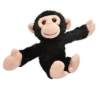 Wild Republic 19562 Huggers Soft Toy Slap Bracelet, Gifts for Kids, Chimp Plush Toy 20 cm, 8"