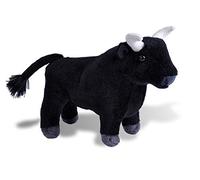 Wild Republic 20409 Spanish Bull, Soft, Cuddly Toy, Cuddlekins Mini, 20cm, Black