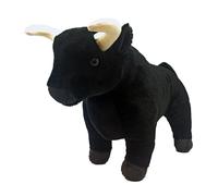 Wild Republic 20410 Spanish Bull, Soft, Cuddly Toy, Cuddlekins Mini, 30cm, Black