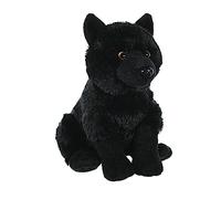 NEW WILD REPUBLIC CUDDLEKINS 12" BLACK WOLF PLUSH CUDDLY SOFT TOY TEDDY