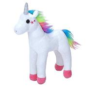Wild Republic 23182 Cuddly, Fleecy Plushed Unicorn, Cuddlekins Mini Soft Toy, Stars, White, 20 cm