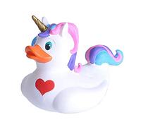 Wild Republic 23209 Rubber Ducks Bath, Kids Gifts, Unicorn Party Supplies, Water Toys,White