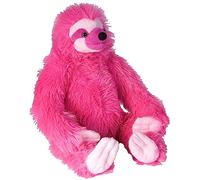 Wild Republic 30 cm Cuddlekins 3-Toed Sloth Plush Toy (Pink)