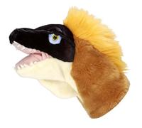 Wild Republic 32cm Natural History Museum Puppet Velociratops Plush
