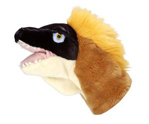 Wild Republic 32cm Natural History Museum Puppet Velociratops Plush