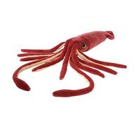 Wild Republic 83198 Squid, 50 cm Giant Plush, Cuddly Soft Toy, Ocean Animals, Red