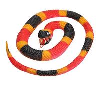 Wild Republic 918699 Rubber Snakes Coral Snake 66 cm, Red, Yellow, Black