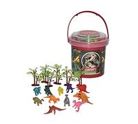 Wild Republic Adventure Bucket Mini Dino, Playing Set, 10 cm, 18 Pieces