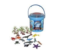 Wild Republic Adventure Bucket Mini Ocean, Playing Set, 10 cm, 18 Pieces