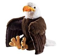 Wild Republic Artist Collection, Bald Eagle, Gift for Kids, 15 inches, Plush Toy, Fill is Spun Recycled Water Bottles.